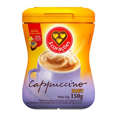 Cappuccino Diet 150g - 3 CORAÇÕES