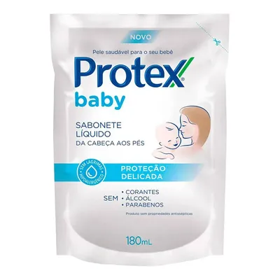 Refil Sabonete Líquido Protex Baby Cabeça aos Pés 180ml