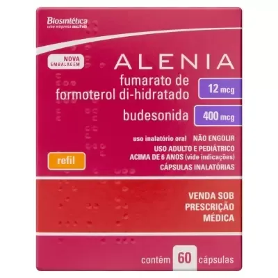 Alenia 12/400MCG Com Refil Com 60 Cápsulas