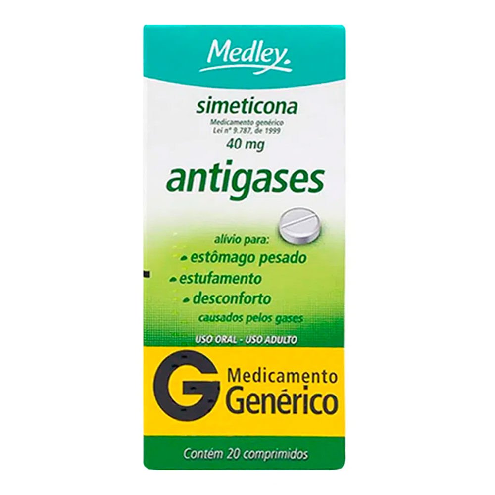 SIMETICONA 40MG 20 COMPRIMIDOS