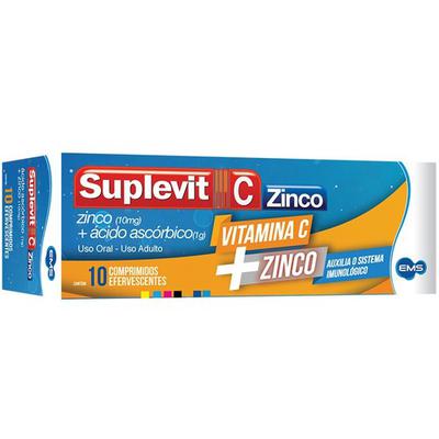Suplevit C Zinco 1Gr 10 Comprimidos