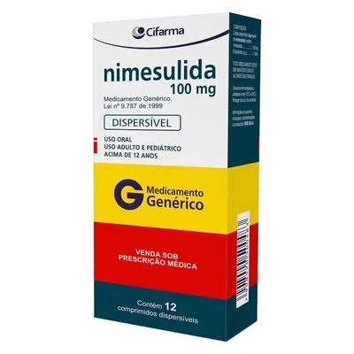 Nimesulida 100MG 12 Comprimidos