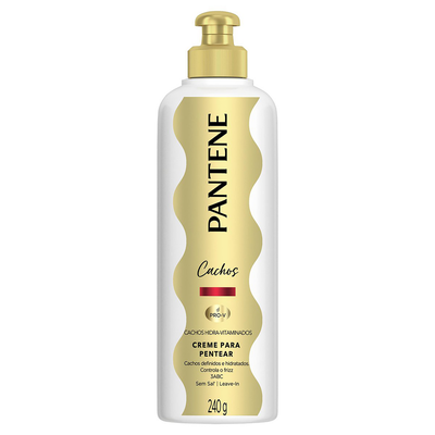 Creme p/Pentear Pantene Cachos Hidra-Vitaminados 240g