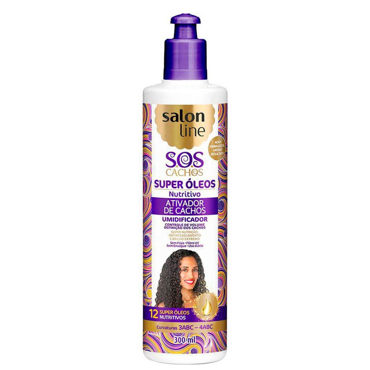 Ativador de Cachos S.O.S Cachos Nutritivo Salon Line 300mL