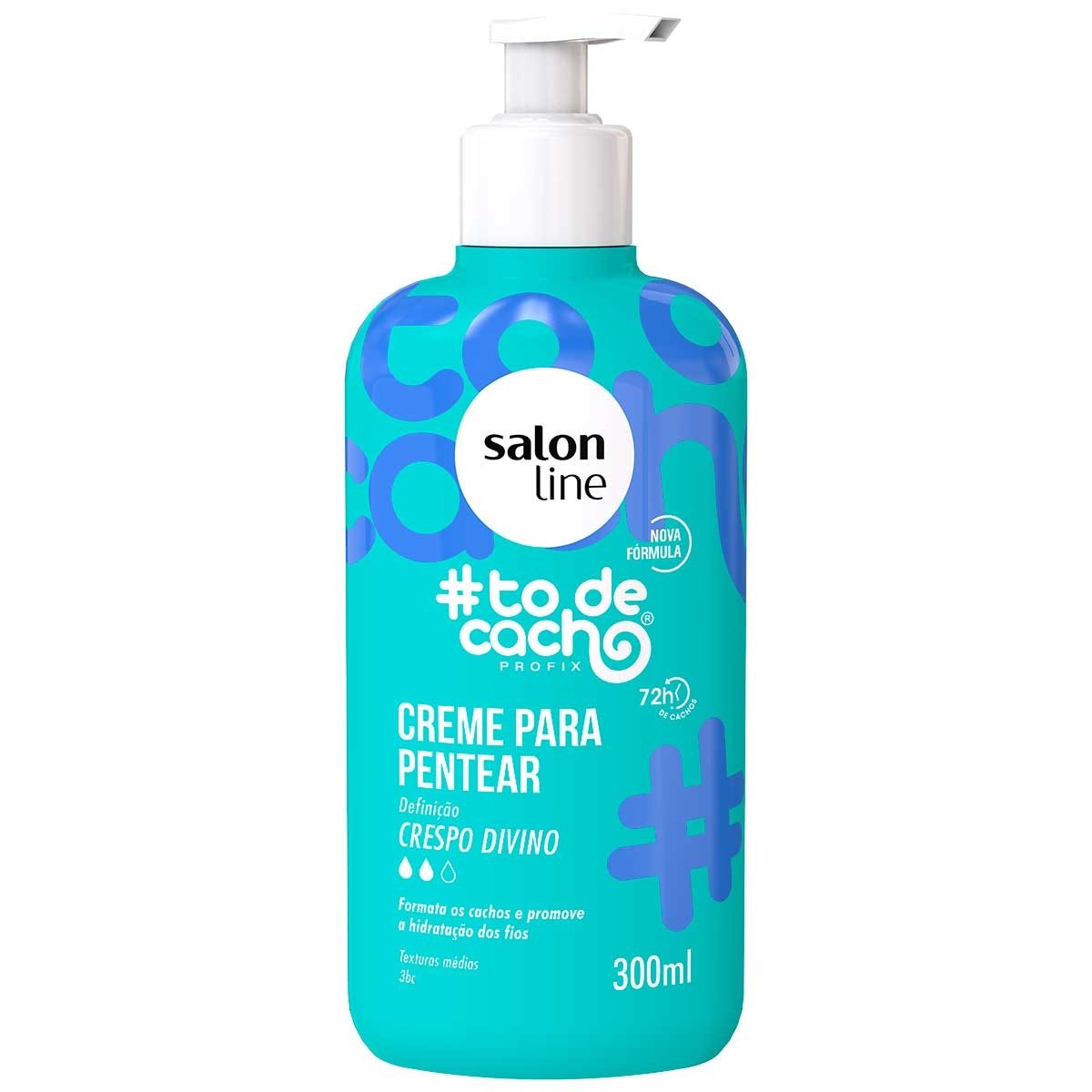 Creme Pentear Salon Line To De Cacho Divino Embalagem 300Ml
