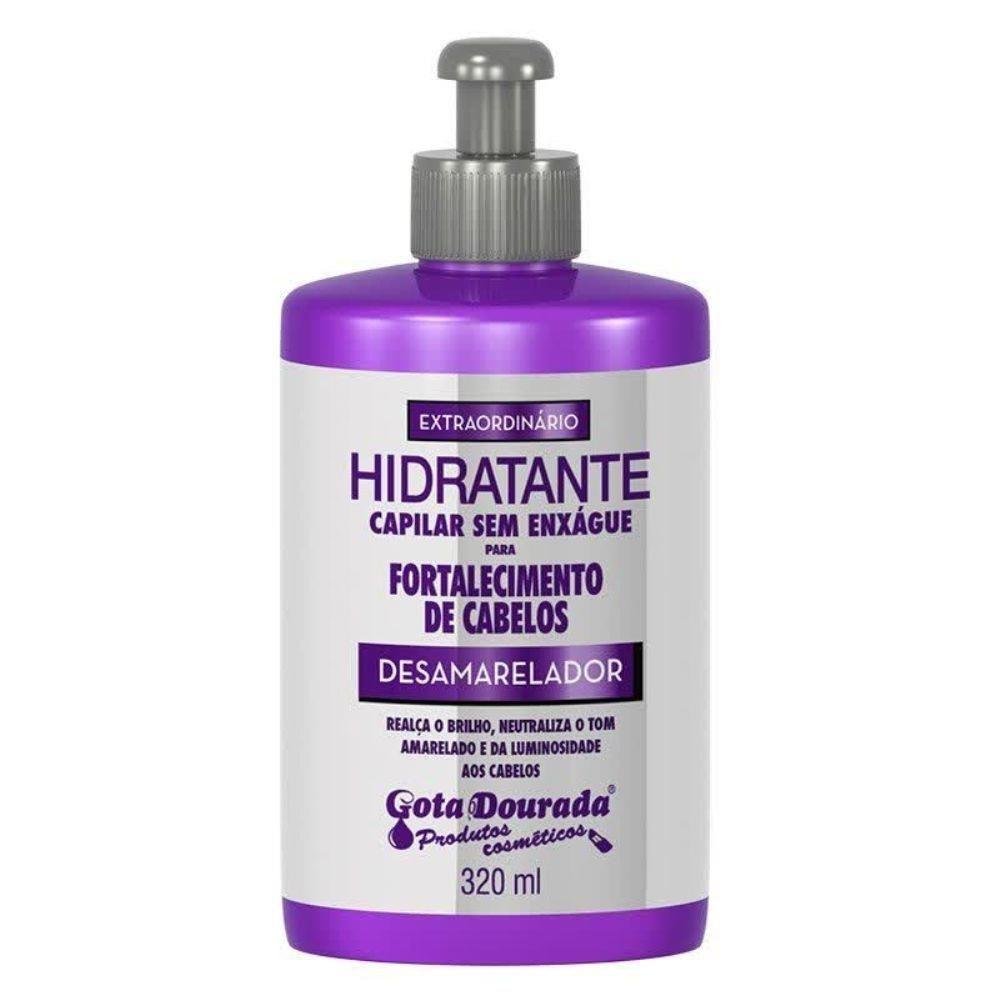 Gota Dourada Desamarelador Creme P/ Pentear 320G
