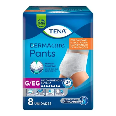 Roupa Íntima Dermacare G/Eg Tena Pants 8Un