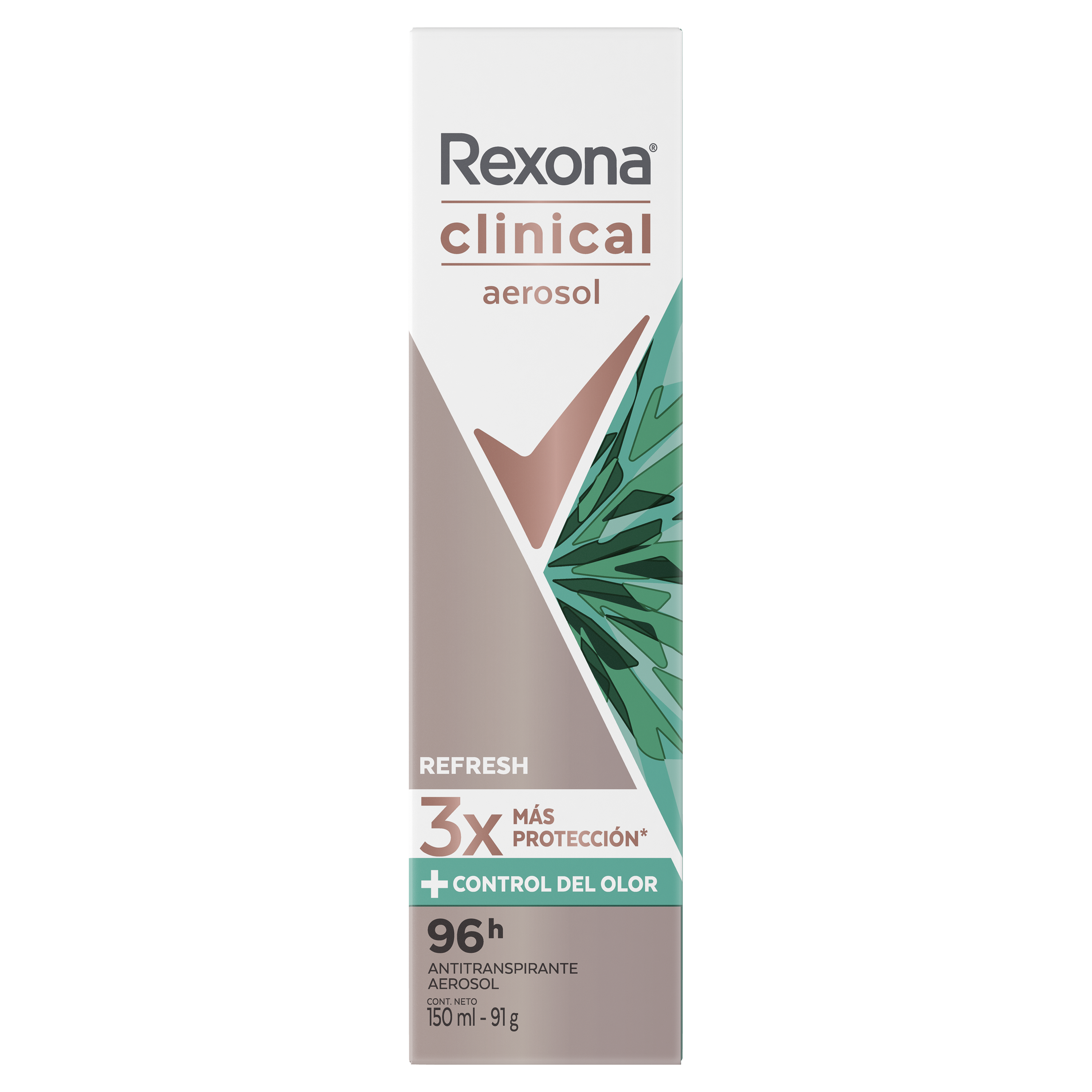 Desodorante Aerossol Refresh Rexona Clinical 150ml