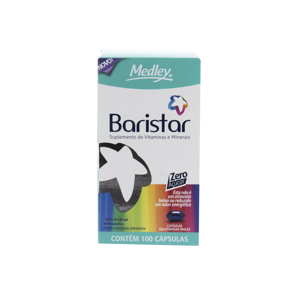 Suplemento Vitamínico Baristar Cellera Farma 100 Cápsulas