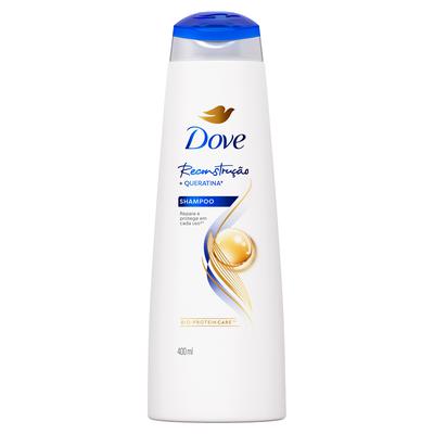 Shampoo Dove Reconstrução + Queratina Frasco 400ml