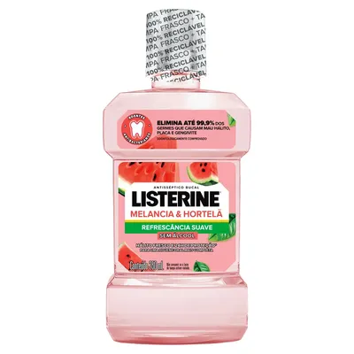 ENXAGUANTE BUCAL LISTERINE MELANCIA COM HORTELA 250ML