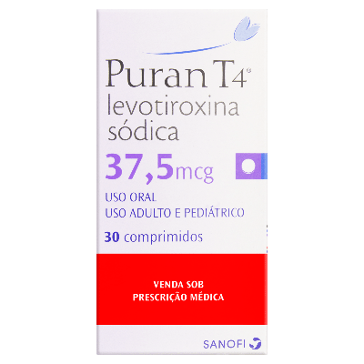 Puran T4 37,5Mcg Sanofi 30 Comprimidos