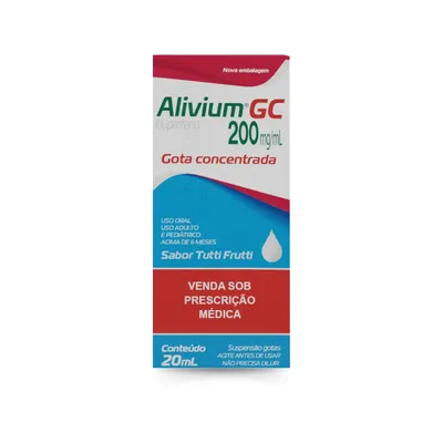 Alivium Ibuprofeno 200mg/ml Suspensão Gotas 20ml - HYPERA