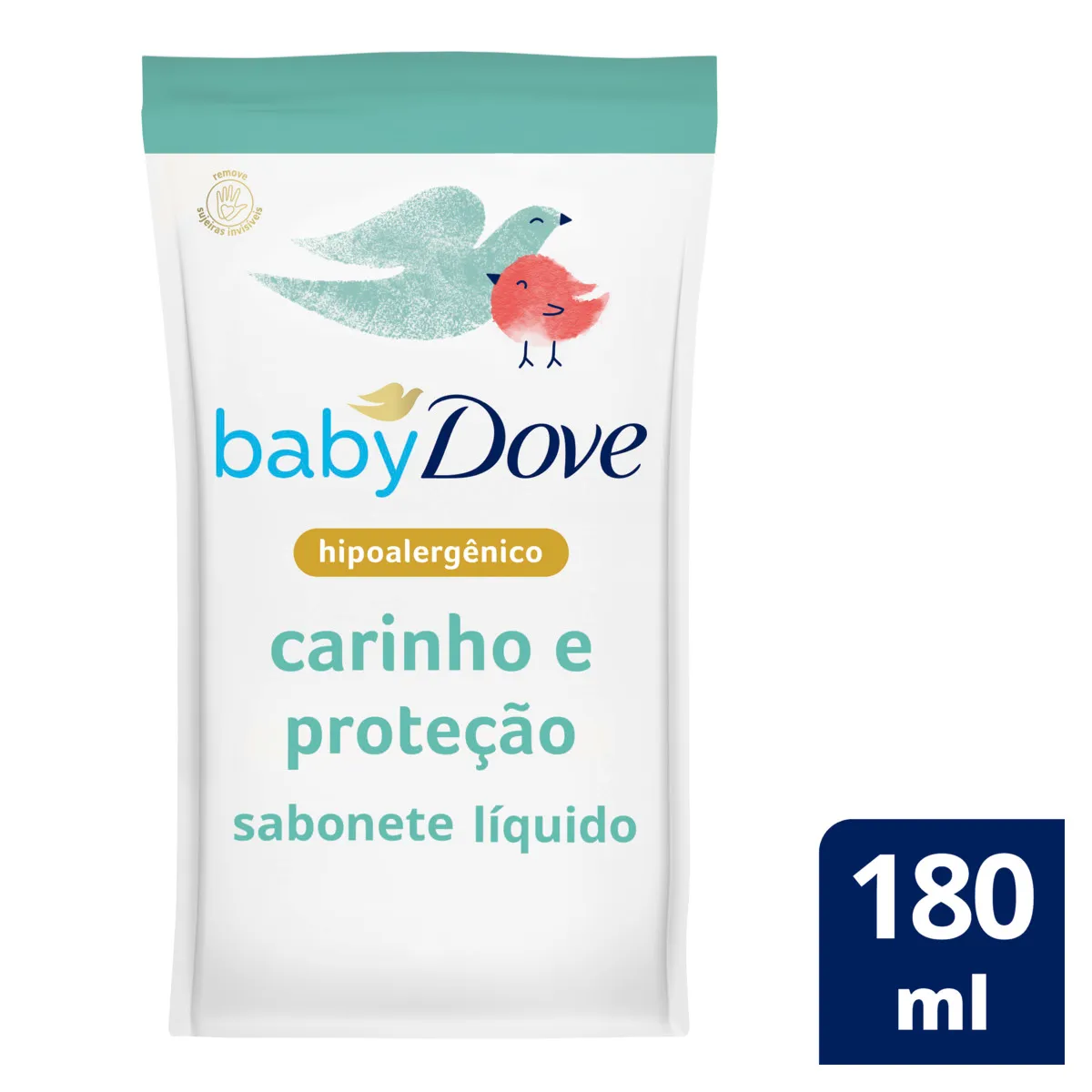 Refil Sabonete Liquido Baby Dove Hidratação Sensível 180Ml