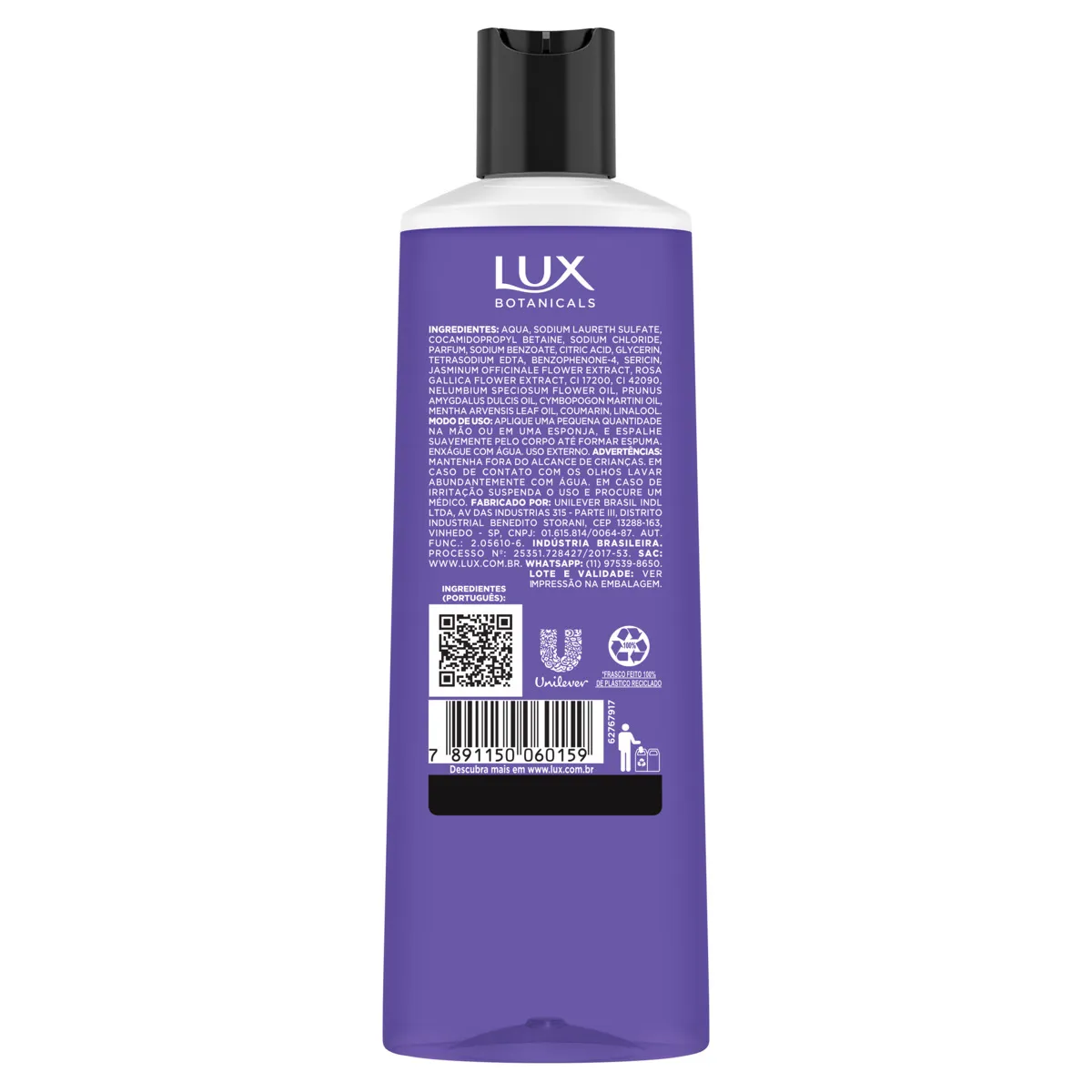 Sabonete Líquido Lux Botanicals Lavanda 250Ml