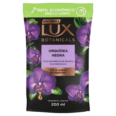 Sabonete Líquido Lux Botanicals Orquidea Negra 200ml