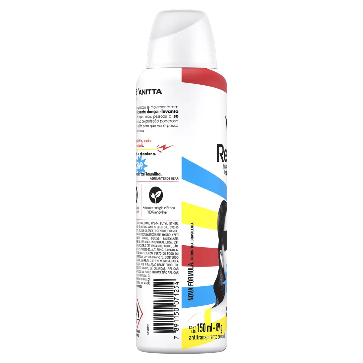 Desodorante Aerossol Bang Rexona by Anitta 150ml
