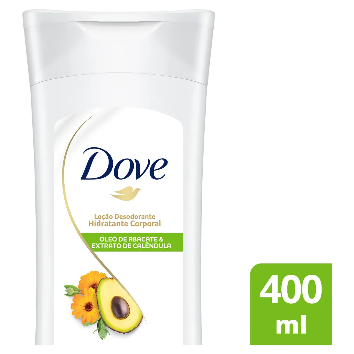 Loção Desodorante Hid Dove Abacate 400ml