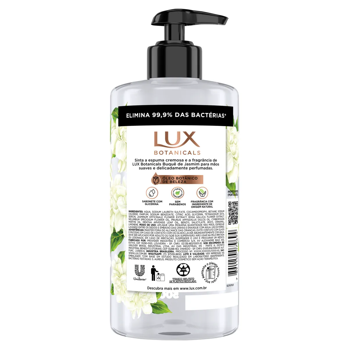 Sabonete Líquido Lux Capim Limão 500 ml
