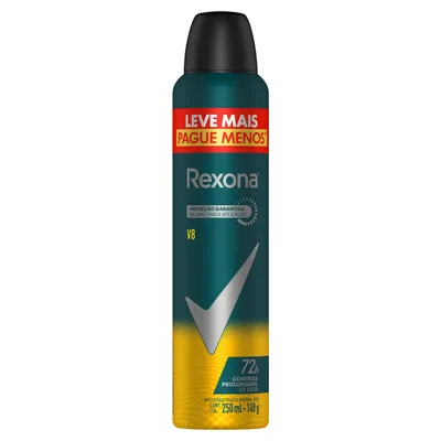 Desodorante Aerosol Men Rexona Ap V8 250ml