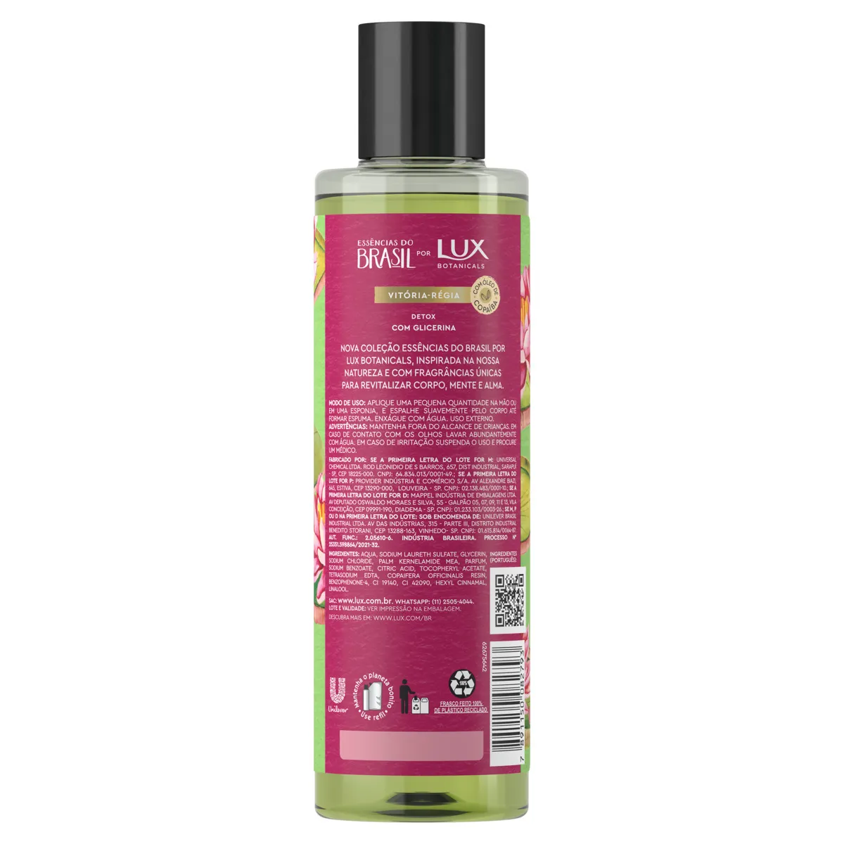 Sabonete Líquido Vitória Régia 300ml - LUX