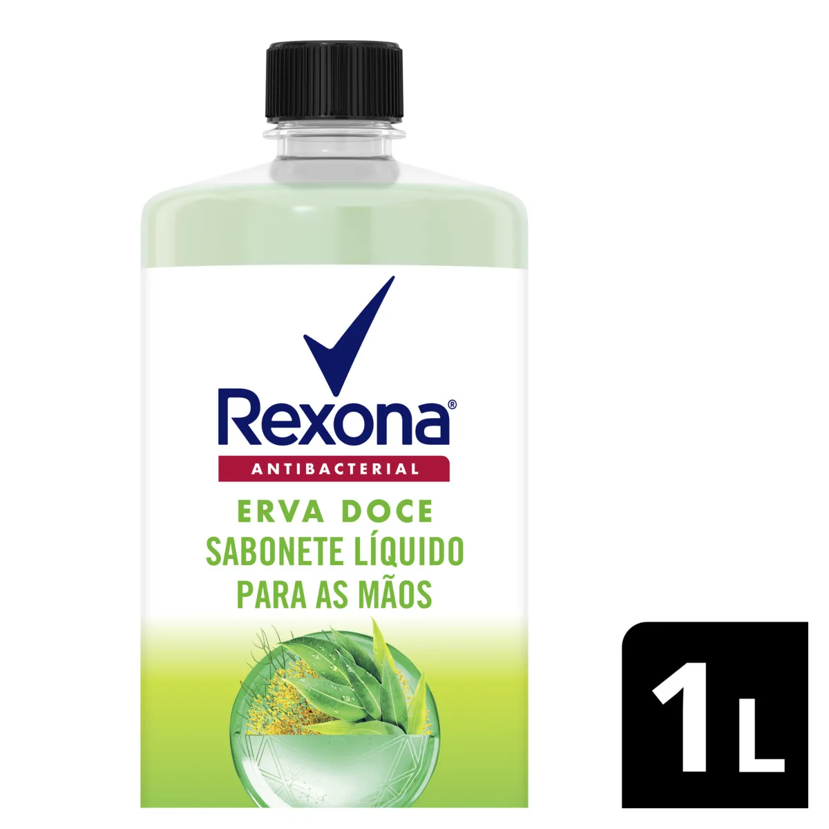 Sabonete Liquido Rexona Antibacteriano Erva Doce C/1L