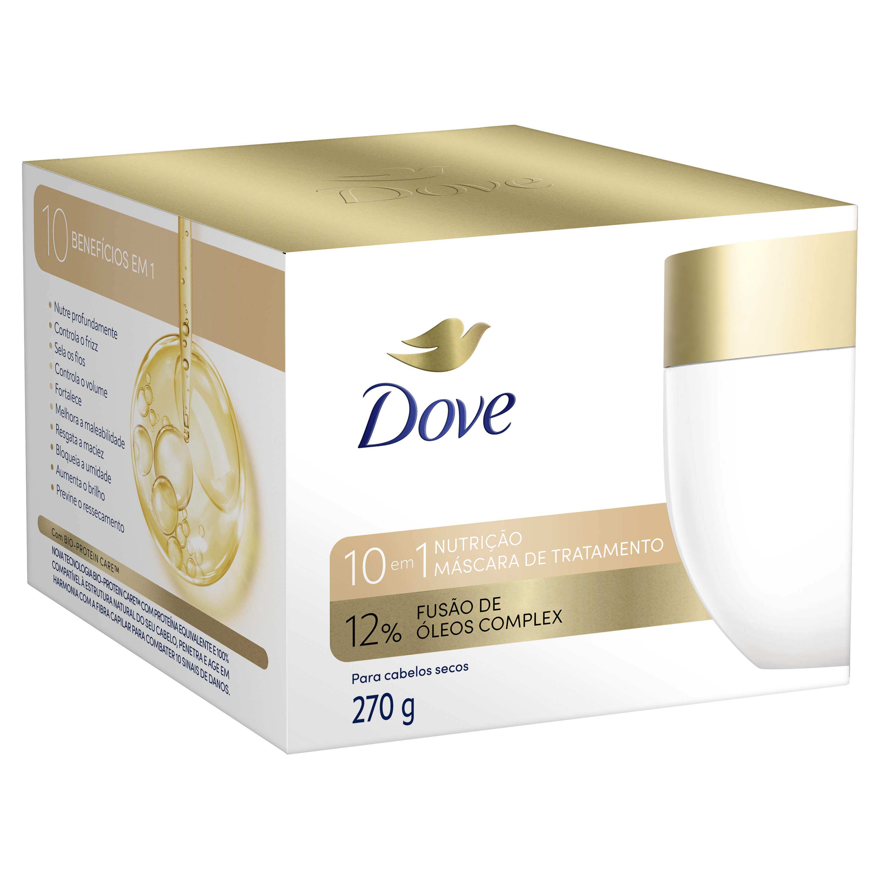 Máscara de Tratamento 10em1 Nutrição 270g - DOVE