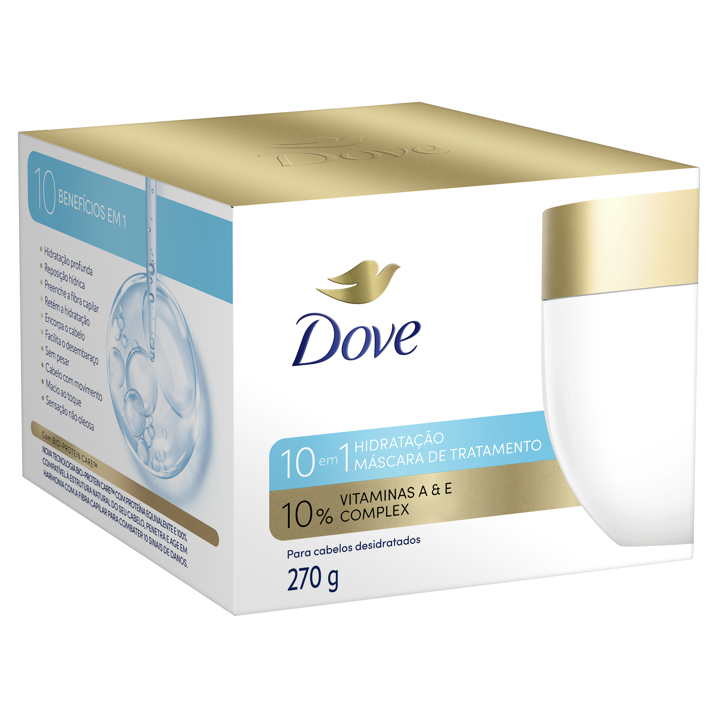 Máscara de Tratamento Hidratação Dove Pote 270g