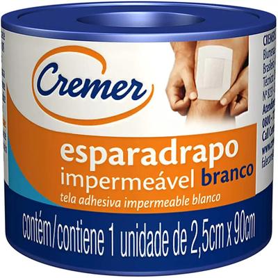 Esparadrapo Impermeável 2,5X0,90CM Com 1RL