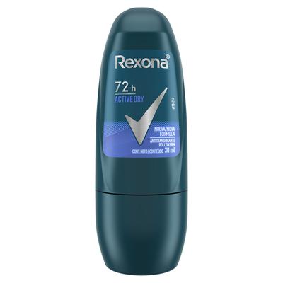 Desodorante Roll-On Active Dry Rexona Men 30ml