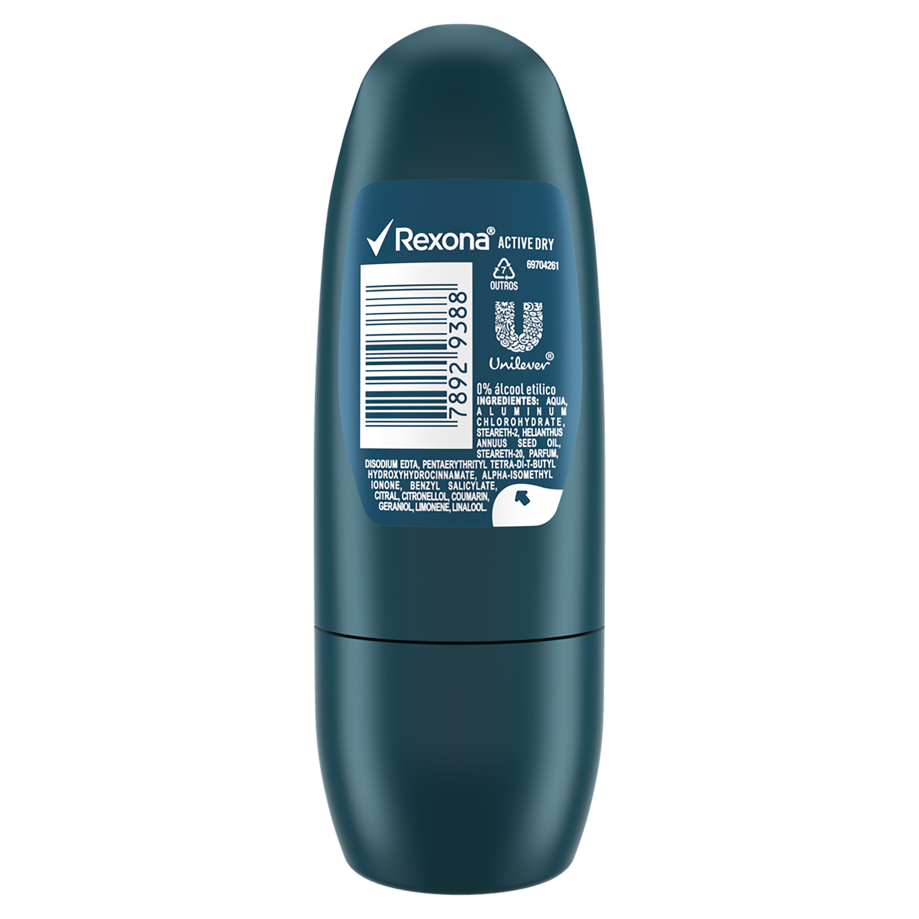Desodorante Roll-On Active Dry Rexona Men 30ml