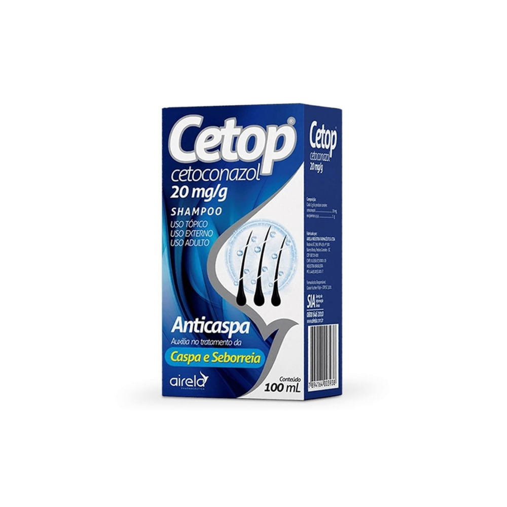Shampoo Anticaspa Cetop 100Ml