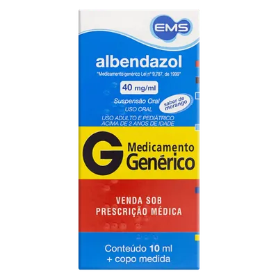 ALBENDAZOL 40MG/ML 10ML