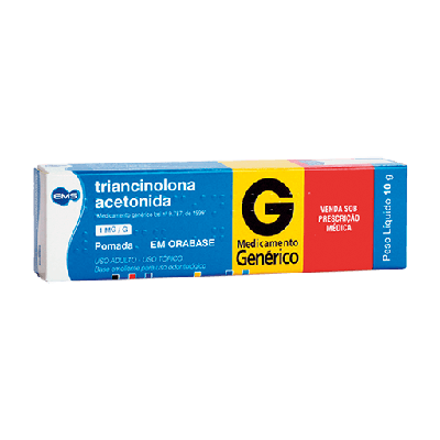 Triancinolona Acetonida 1Mg/G Ems Caixa Com 1 Bisnaga 10G