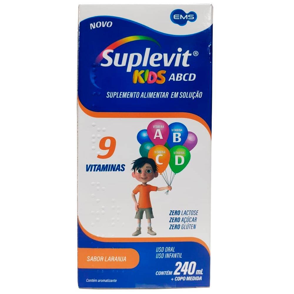 SUPLEVIT KIDS ABCD LARANJA C/240ML (EMS)