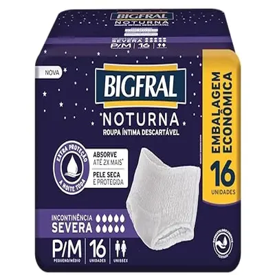 ROUPA INIMAT BIG NOTURNA P/M 16UNIDADES