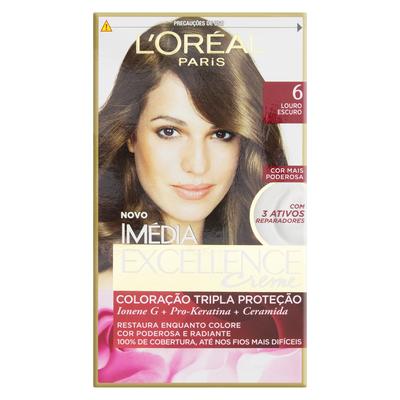 Tintura Loreal Imédia Excellence 6 - Louro Escuro