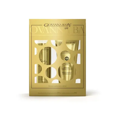 Kit Giovanna Baby Body Splash+Loção Hidra Gold