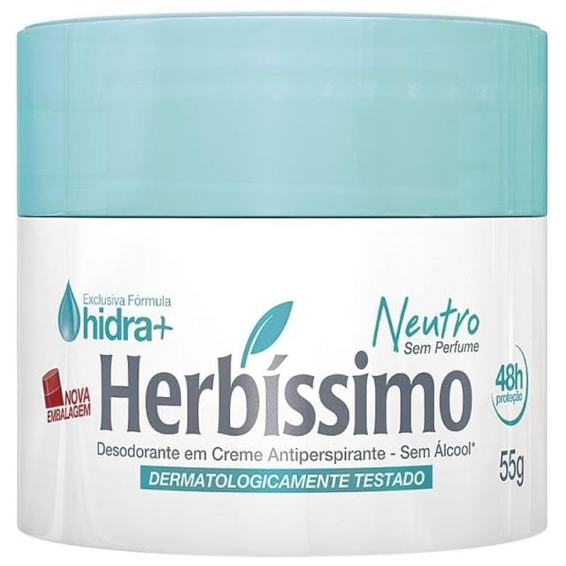 Desodorante Creme Herbissimo Neutro 55G