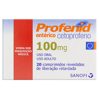 Profenid 100Mg Sanofi Caixa 20 Comprimidos Revestidos