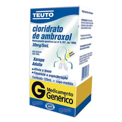 Cloridrato de Ambroxol Adulto 6mg/ml 120ml -TEUTO