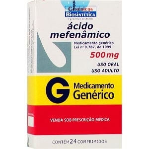 Ácido Mefenâmico 500mg 24 Comprimidos Biosintética