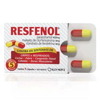 Resfenol Com 5 Cápsulas
