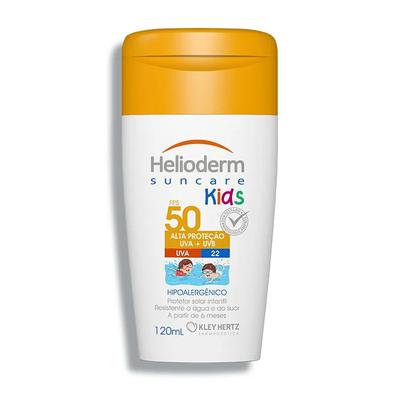 Protetor Solar Infantil Fps 50 Helioderm Kids Frasco 120Ml