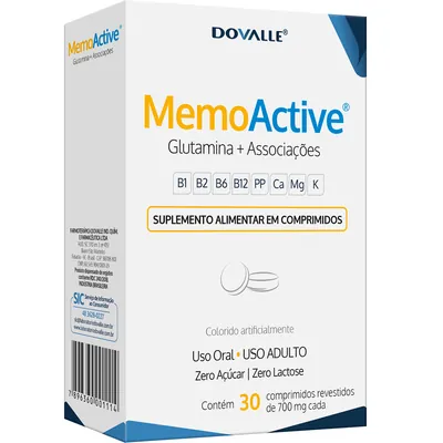Memoactive Dovalle Com 30 Comprimidos Revestidos