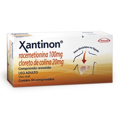 Xantinon  30 Comprimidos  - UNIÃO QUÍMICA