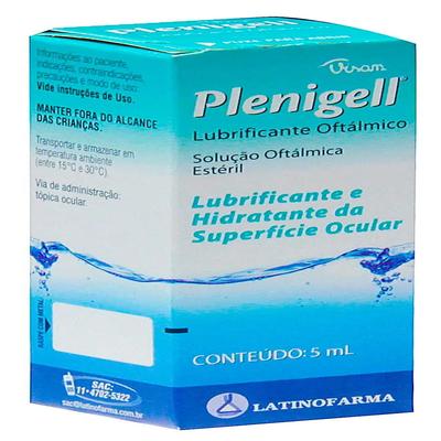 Plenigell Colírio Latinofarma Com 5Ml