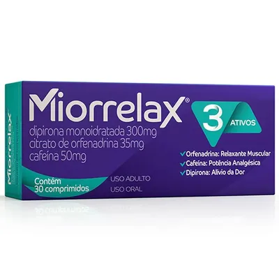 Miorrelax 30 Comprimidos - NEO QUIMICA