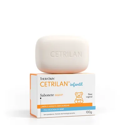 Sabonete em Barra Suave Cetrilan Infantil com 100g