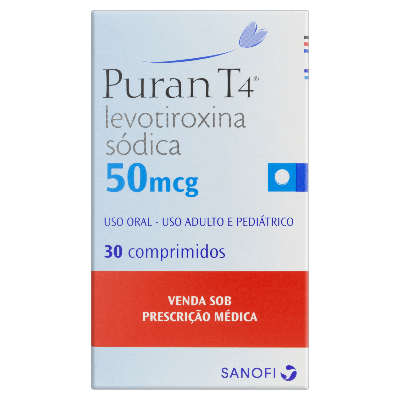 Puran T4 50Mcg Sanofi 30 Comprimidos